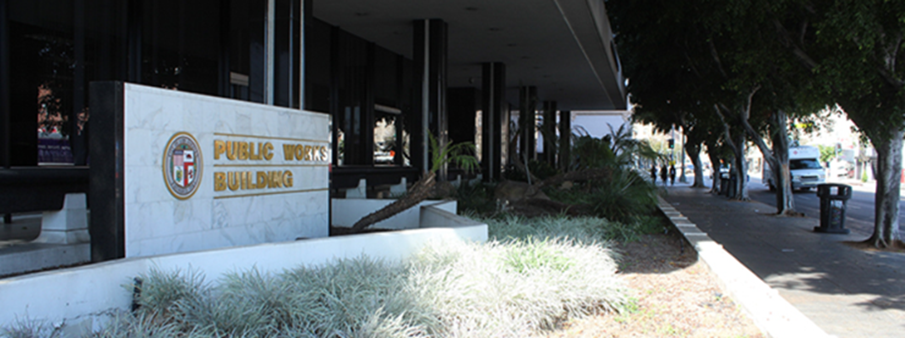 An image of the Public Works Building on 12th Street