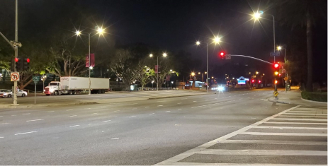 High pedestrian traffic