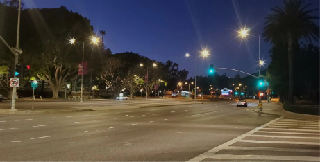 Low pedestrian traffic