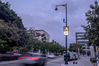Blur vehicles on street